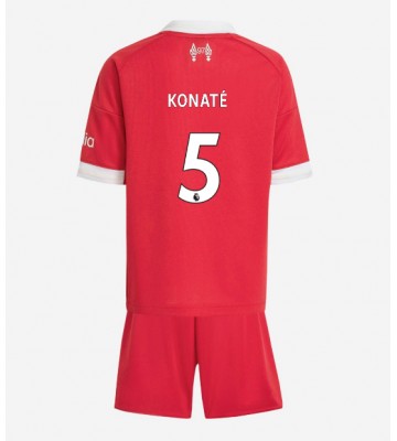 Liverpool Ibrahima Konate #5 Hemmakläder Barn 2025-26 Kortärmad (+ Korta byxor)